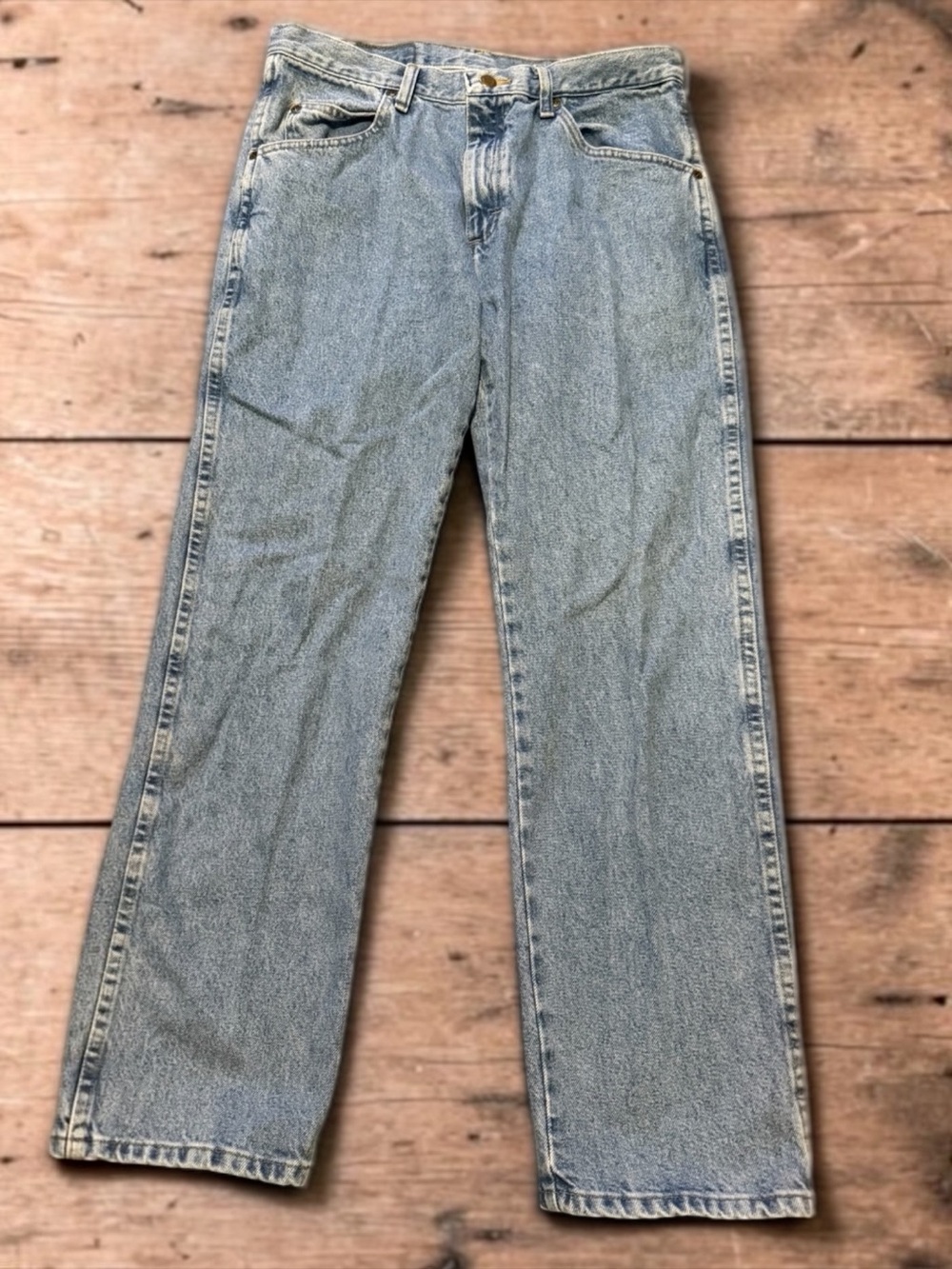 Wrangler Regular Classic Light Blue Men's Straight-Leg Jeans 33X30